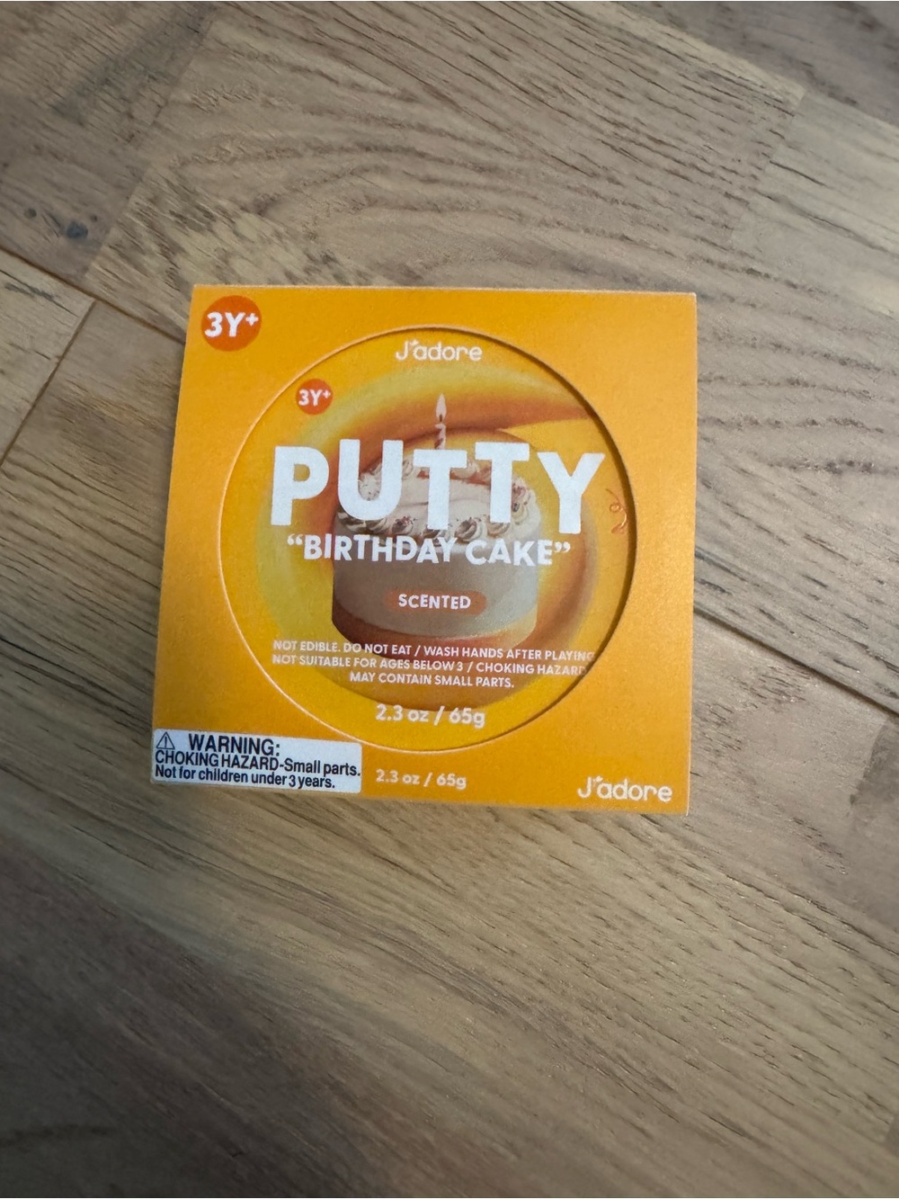 Jadore  Birthday Cake Scented Putty - Orange